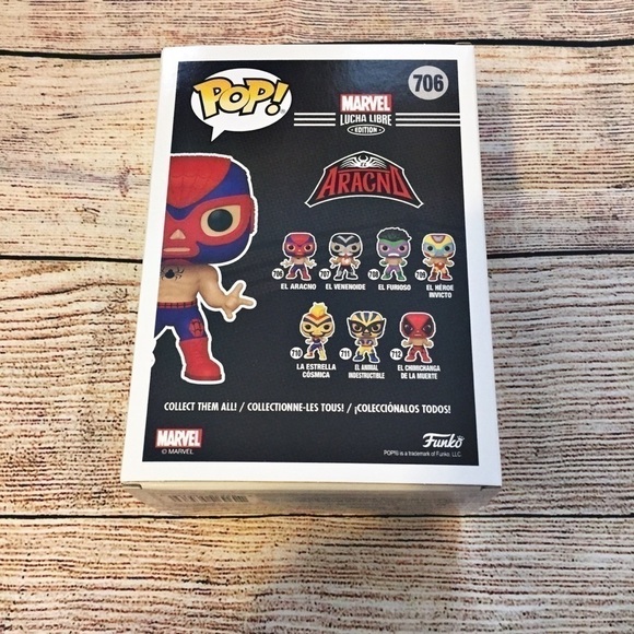 NWT Marvel Collector's Corp Funko Pop Spiderman El Aracno #706 - Picture 3 of 6